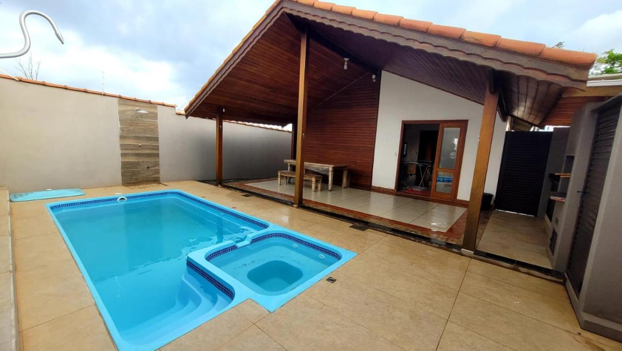 Casa Em Brotas Com Piscina E Churrasqueira Exterior foto